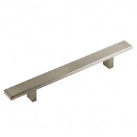 Kingsman LW Series 6-1/4 in. Center-to-Center (159mm) Flat Solid Hard Aluminum Anodizing Drawer Pull 
