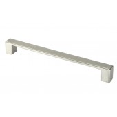 NEPOLI Series 8-3/8 In. Solid Zinc Alloy Brushed Nickel Drawer Pull Handle
