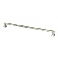 ROMA Series 12 in. Solid Zinc Alloy Brushed Nickel Drawer Pull Handle