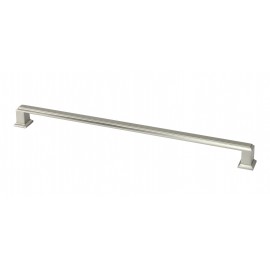 ROMA Series 12 in. Solid Zinc Alloy Brushed Nickel Drawer Pull Handle