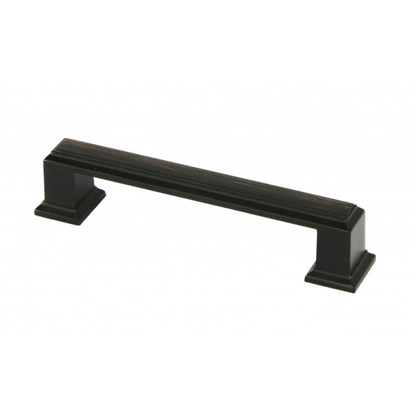 ROMA Series 4-1/4 in. Solid Zinc Alloy Oil Rubbed Bronze Drawer Pull Handle