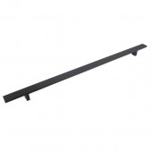 Rectangular 20-Inch Matte Black Finish Cabinet Bar Pull Handle