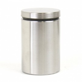 1-1/2” x 2-1/8” Stainless Steel Standoff for Glass Display