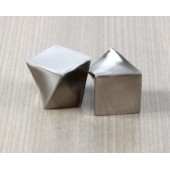 1-Inch Twist Design Stainless Steel Cabinet Pull Knob Handle