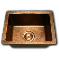 Hand Hammered Finish Copper Undermount Kitchen Sink